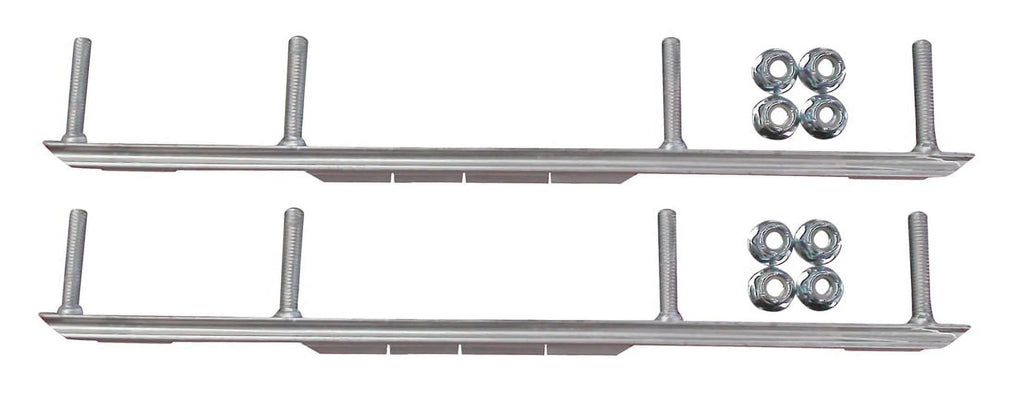 Red XT Snowmobile Skis Complete Kit Z467