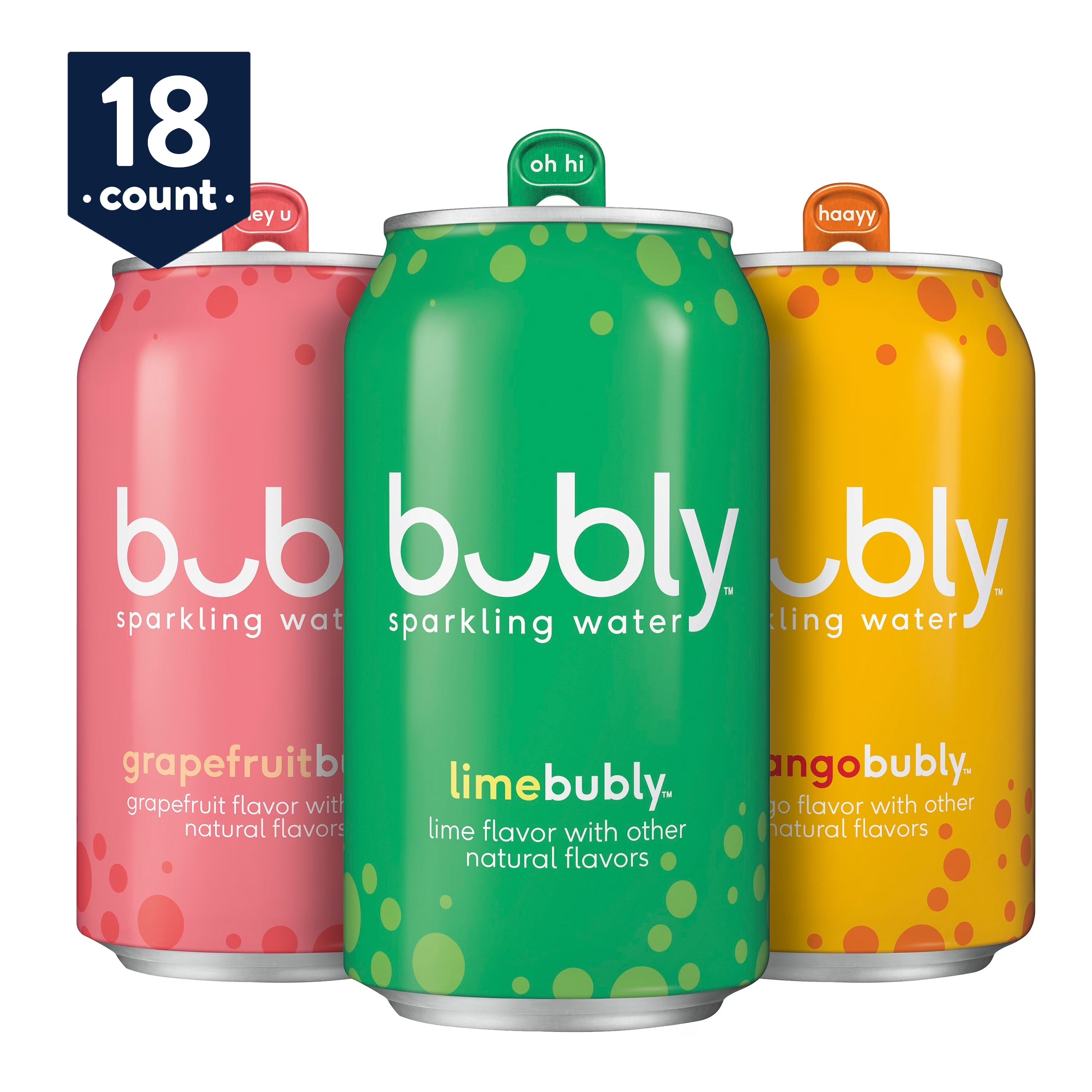 Tropical Sparkling Water Variety Pack, 12 fl oz, 18 Pack Cans D7416
