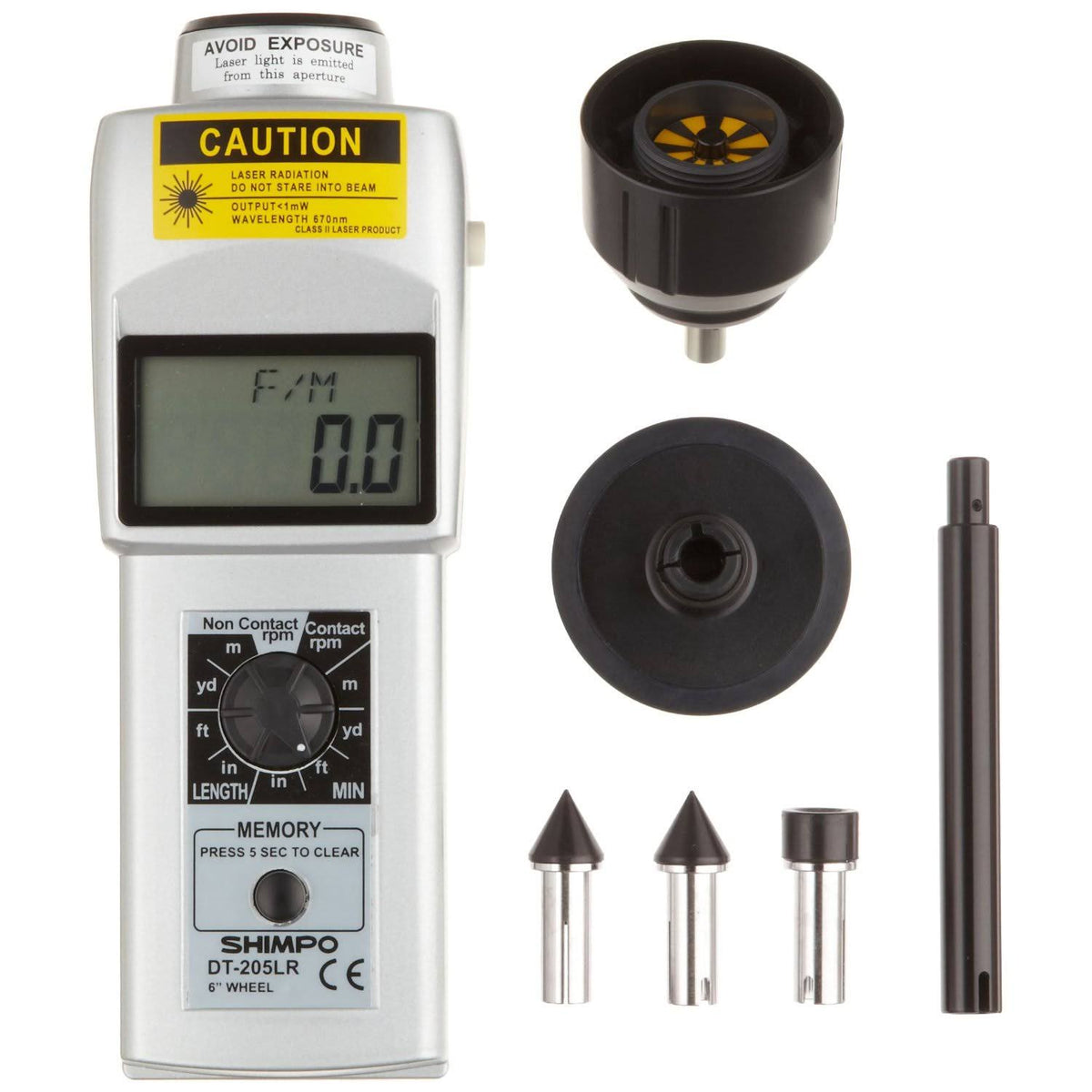 6 Wheel Hand Held Laser Tachometer E663634
