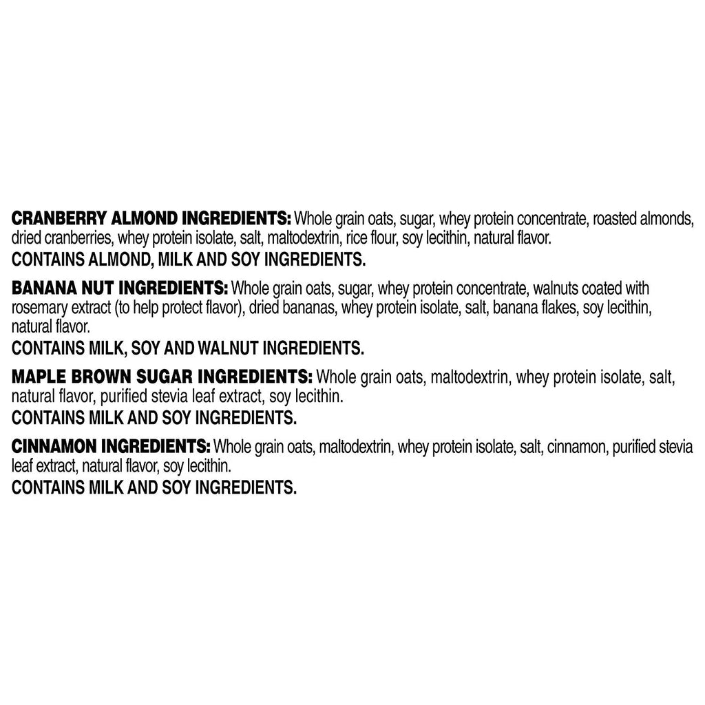 Protein Variety Pack Instant Oatmeal, 24 Packets O67115