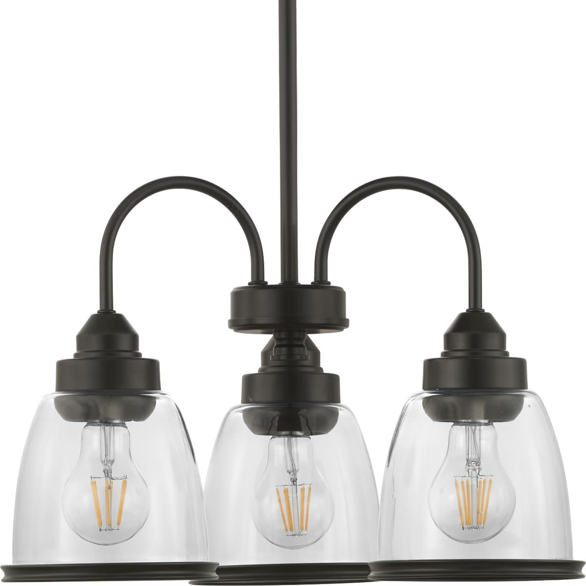 18" Three-Light Semi-Flush Convertible V132618