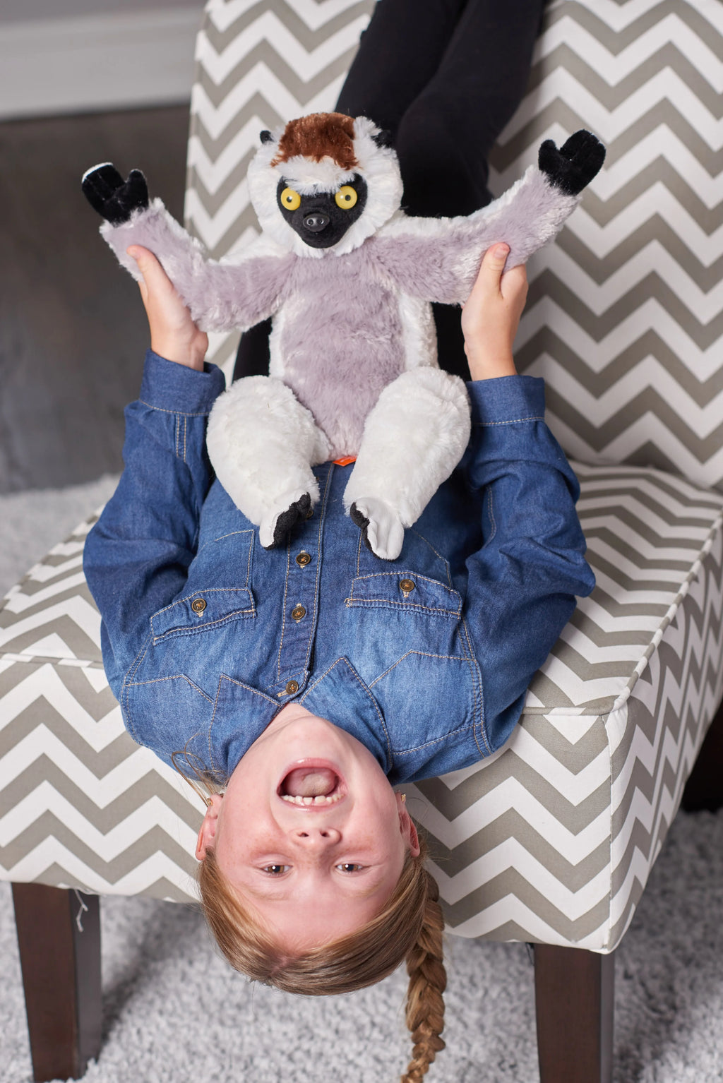 Ring Tailed Lemur Plush Stuffed Animal, 12 Inches X17947