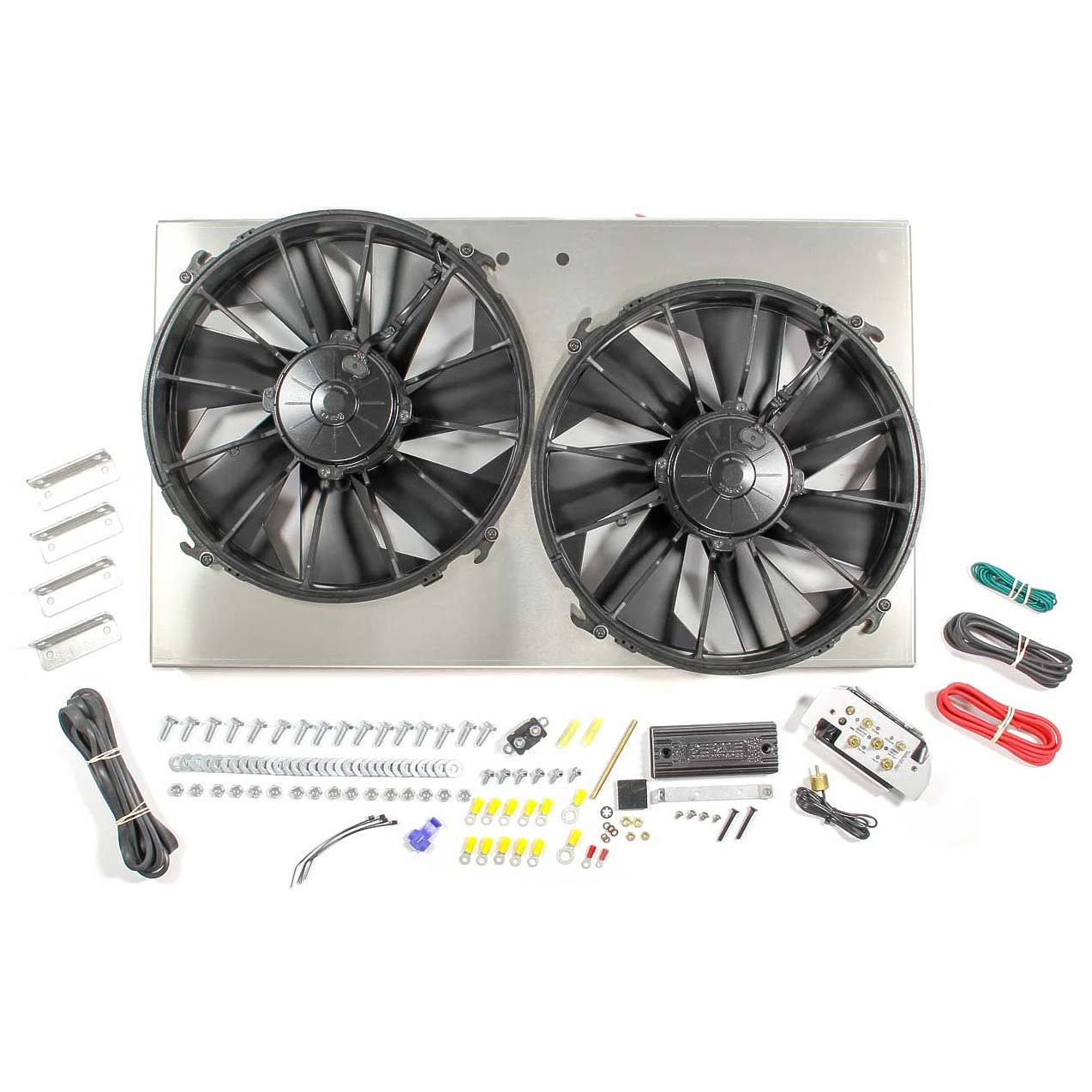 PWM Dual Rad Fan Aluminum Shroud Assembly F8099