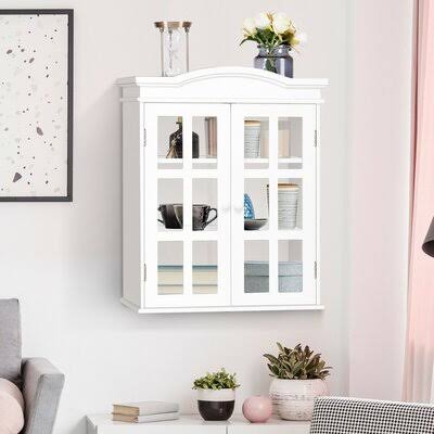 21'' W x 26.5'' H x 9'' D Wall Mounted Bathroom Cabinet B560