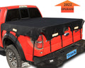 Gray 600D Waterproof Oxford Truck Bed Tarp Cover with Bungee Belts C180170