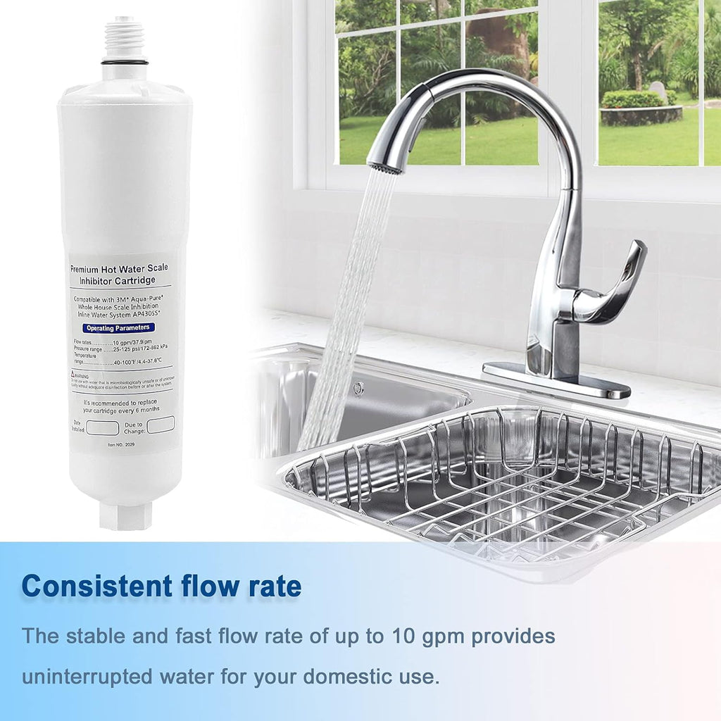 Pack of 2 Water Filter Cartridge Scale Inhibitor A8559