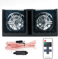 Dual 12 Inch Vented 1200 Watt Car Audio Subwoofer Box with LED Lights & Plexiglass Window X644