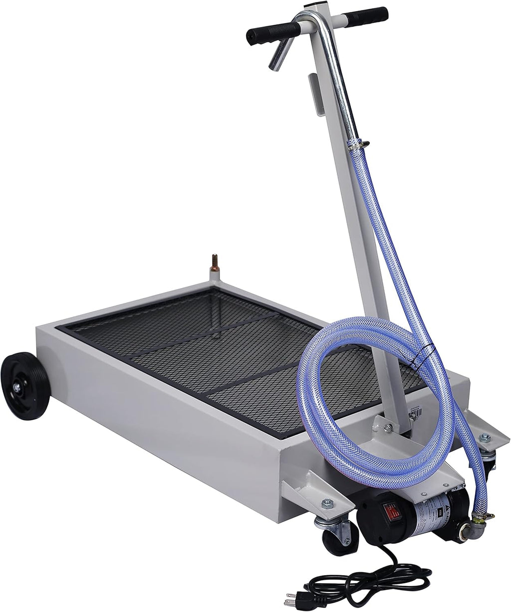 17 Gallon Oil Drain Pan with Electric Pump L278