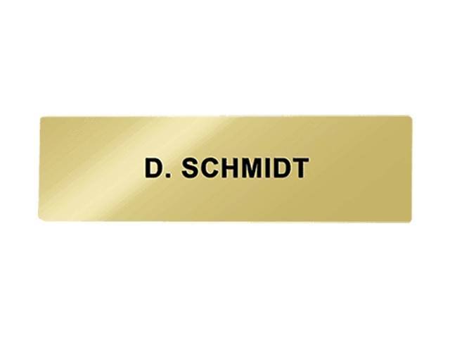 Stainless Steel Brass High Gloss Video Door Station Nameplate I465