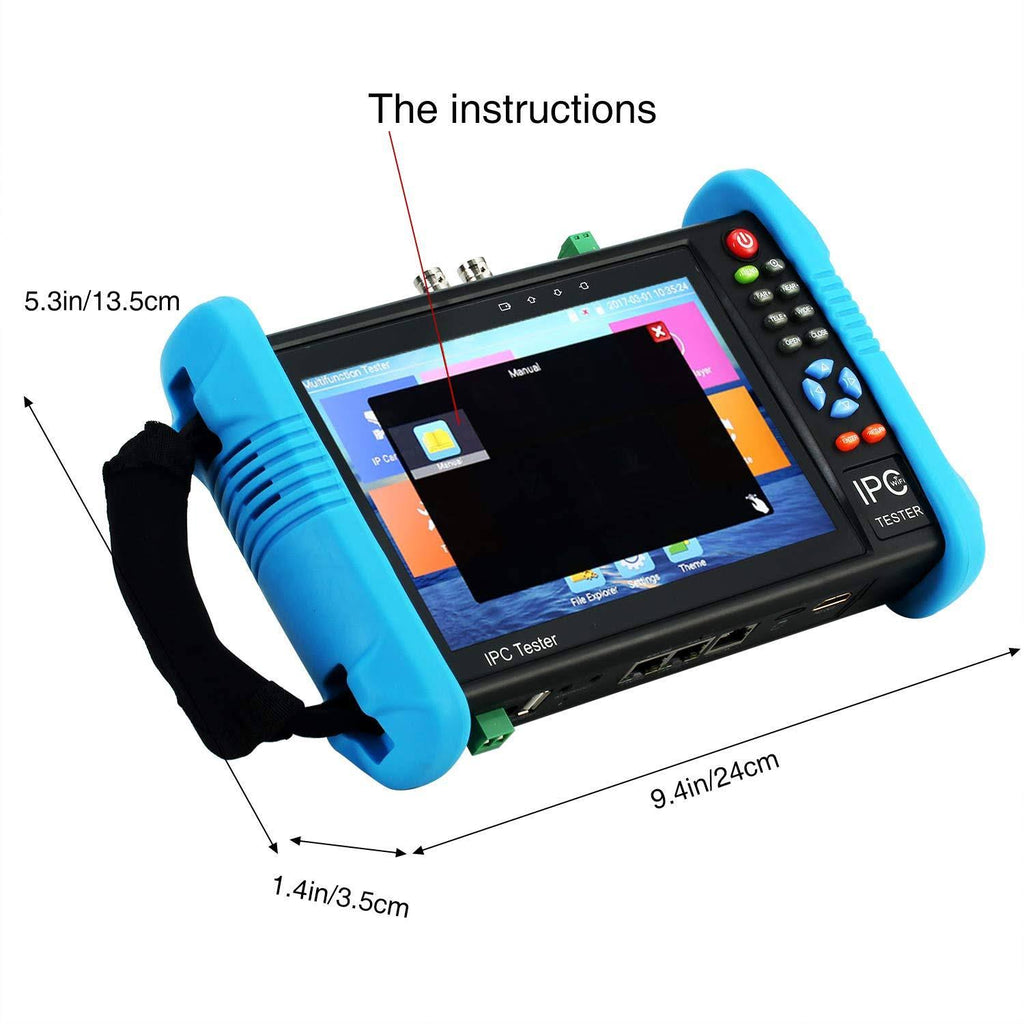 7 inch IPS Touch Screen IP Camera Tester CCTV CVBS Analog Tester with WiFi E2195