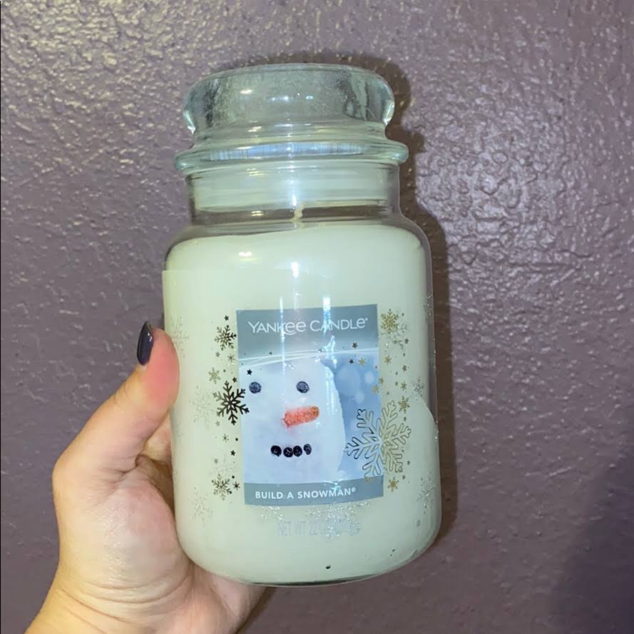 Snowman Candle A1665