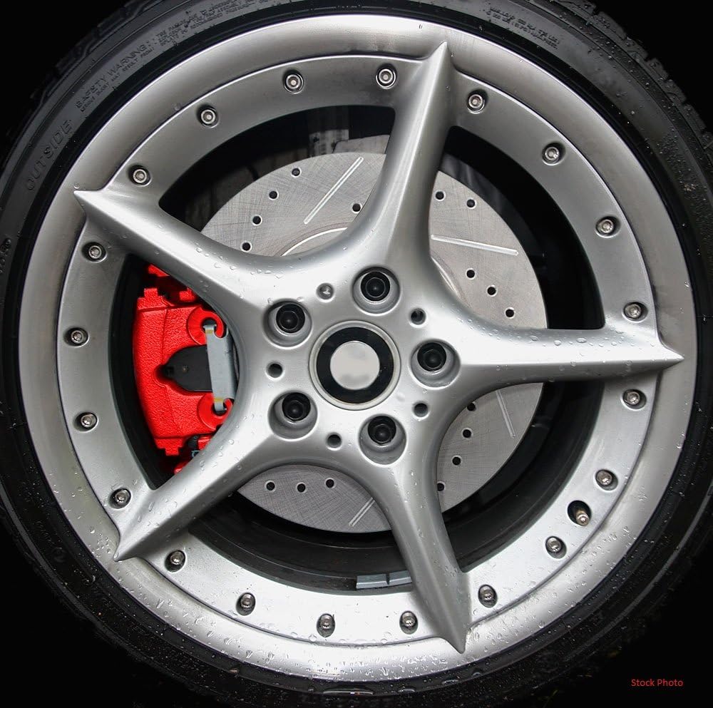 Front and Rear 4 Ceramic Brake Calipers and Pads Kit C71294