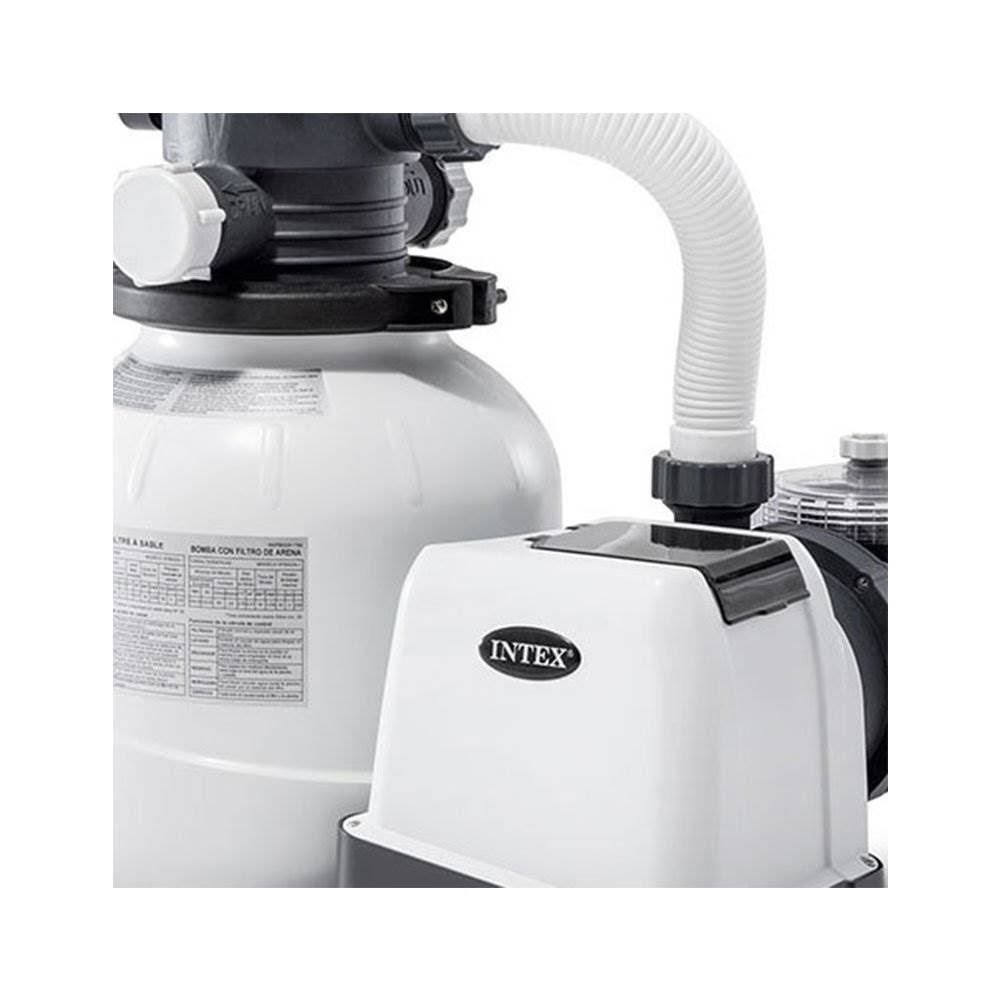Above Ground Pool Sand Filter Pump with Automatic Pool Vacuum A92092