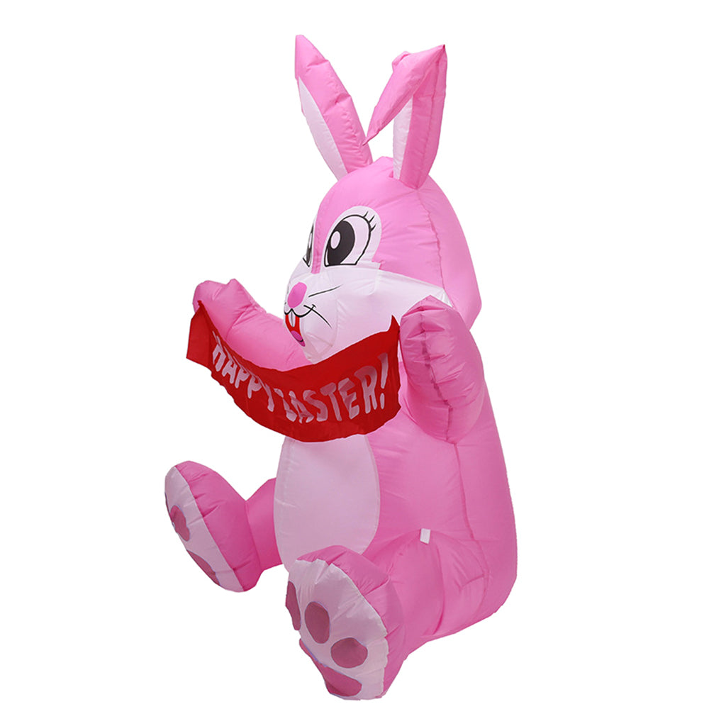 Inflatable LED Night Light Easter Bunny Decorations T7954
