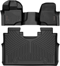 Black TPE All-Weather Floor Mats Liner Full Set S208