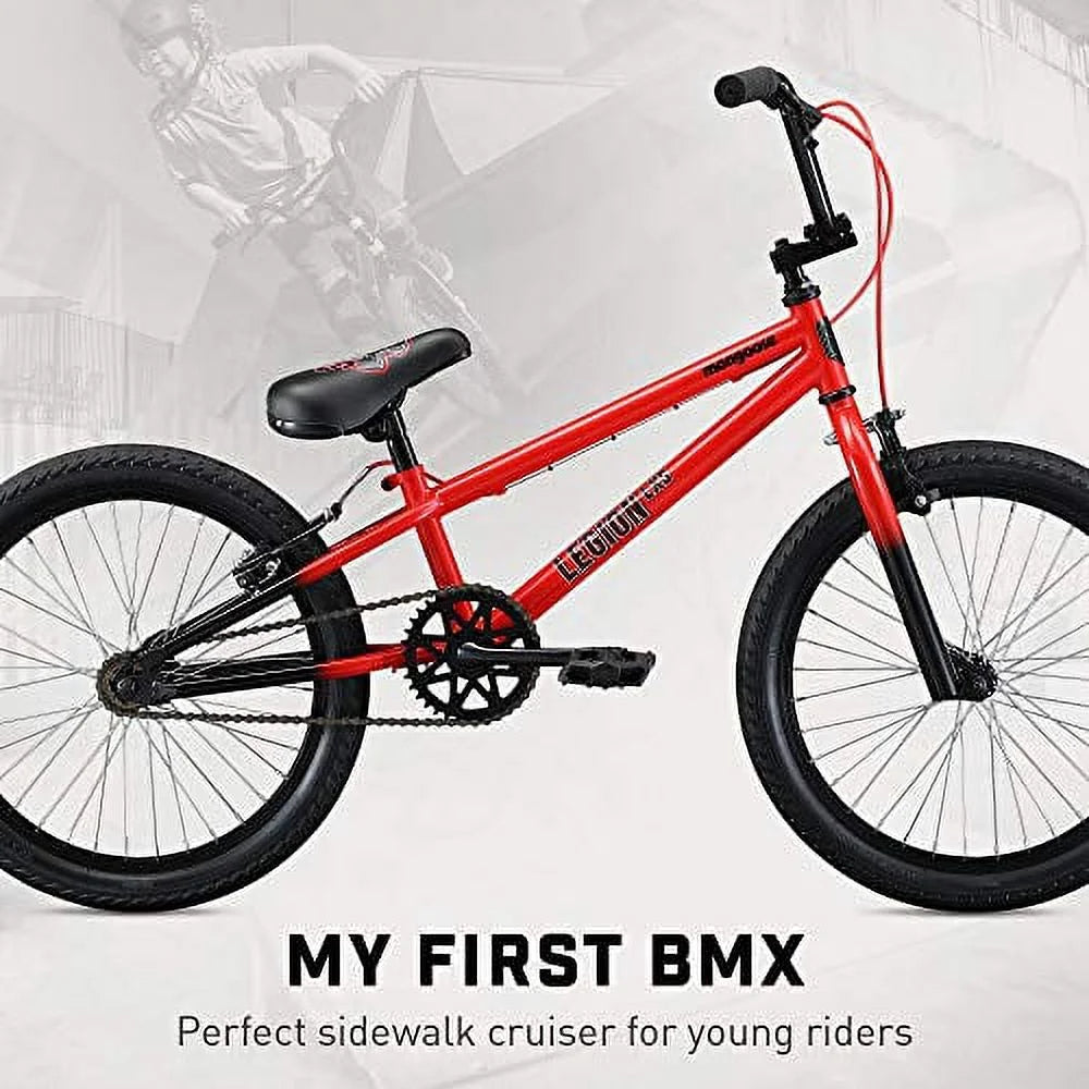 Red Steel Frame 20-Inch BMX Bike E843