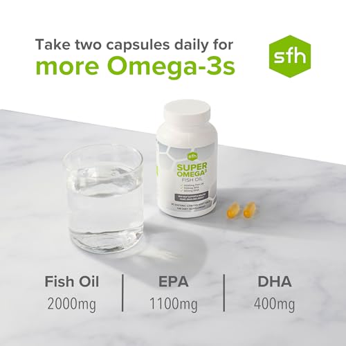2000mg Omega 3 Fish Oil Capsules T729