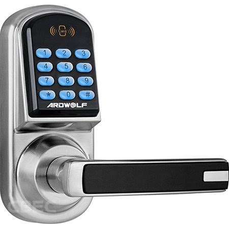 Silver Electronic Keyless Keypad Door Lock U898
