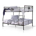 Black Full Over Queen Metal Bunk Bed F38847