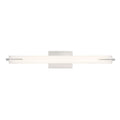 32 inch Wide LED Bath Bar, Nickel, Size: 4 S23039
