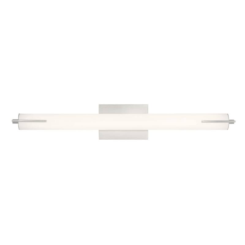 32 inch Wide LED Bath Bar, Nickel, Size: 4 S23039