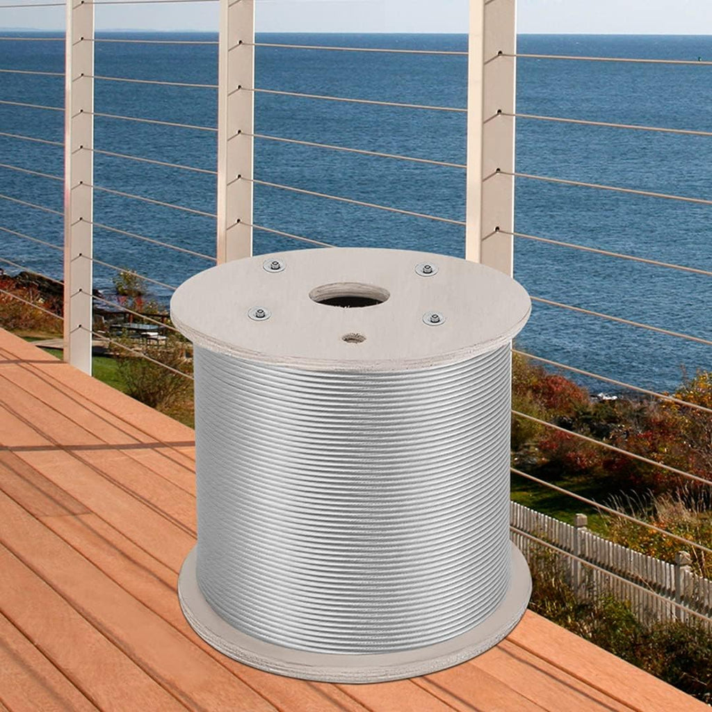 Stainless Steel 1/8 x 1000ft Braided Aircraft Cable C613003