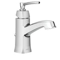 Chrome Single Hole Bathroom Faucet with Drain Assembly Y332491