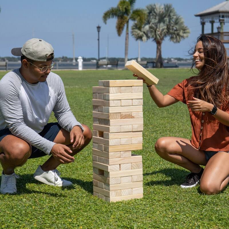 Giant Wooden Tumble Tower Game A738816