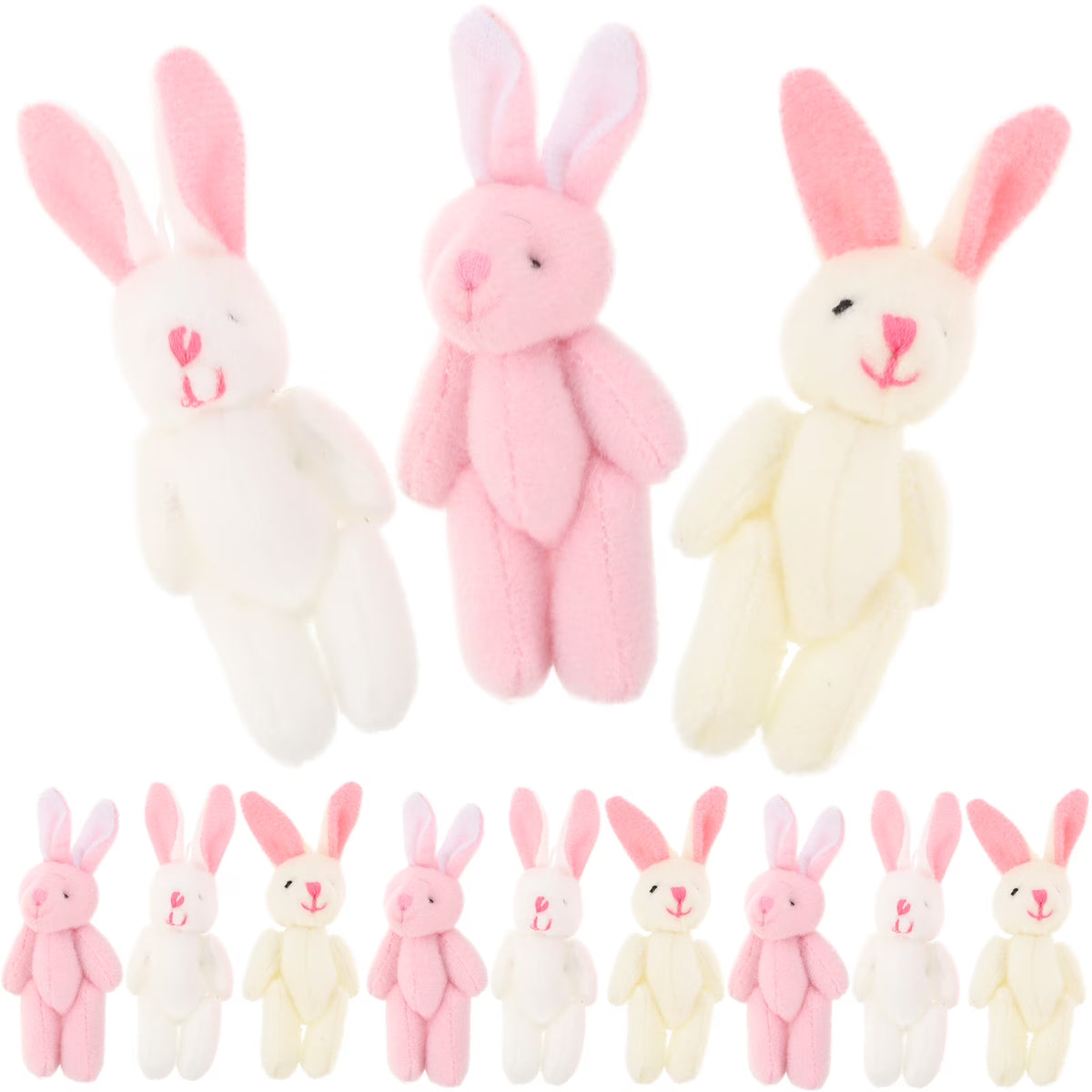 15 Pcs Mini Plush Toy Stuffed Animal Ornament T544331