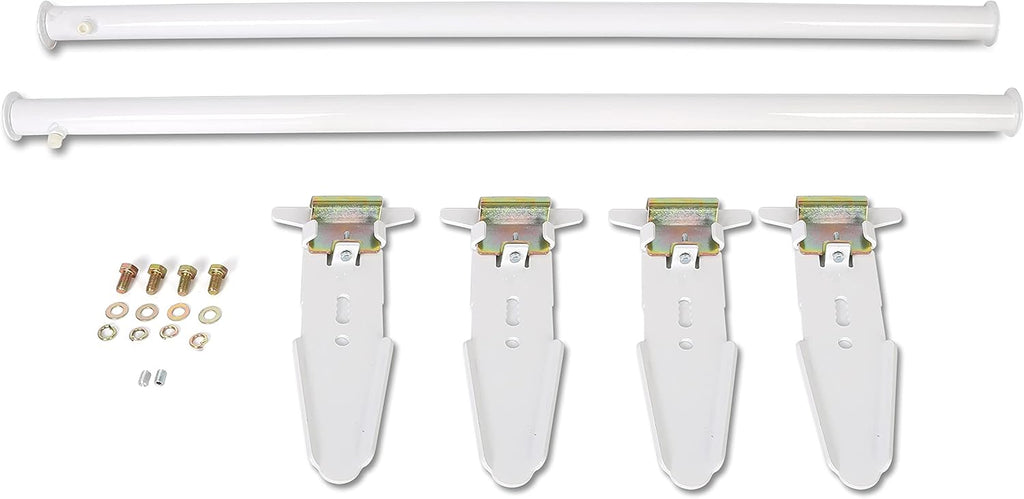 Adjustable Van Roof Ladder Rack Carrier 2 Cross Bars 47''-77'' 500lbs Pack of 2 L314998