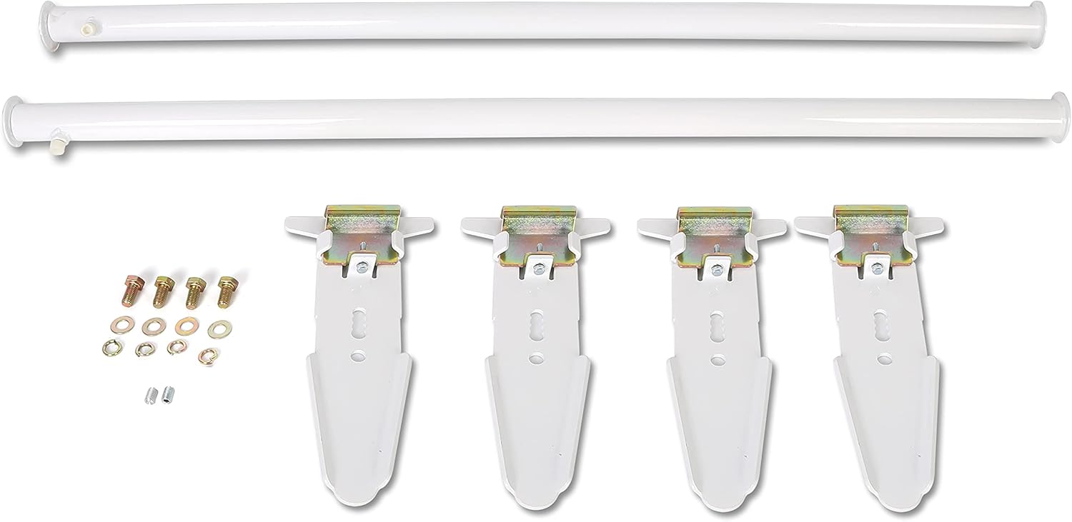 Adjustable Van Roof Ladder Rack Carrier 2 Cross Bars 47''-77'' 500lbs Pack of 2 L314998