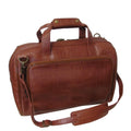 Brown Leather Carry-On Weekend Duffel P55734