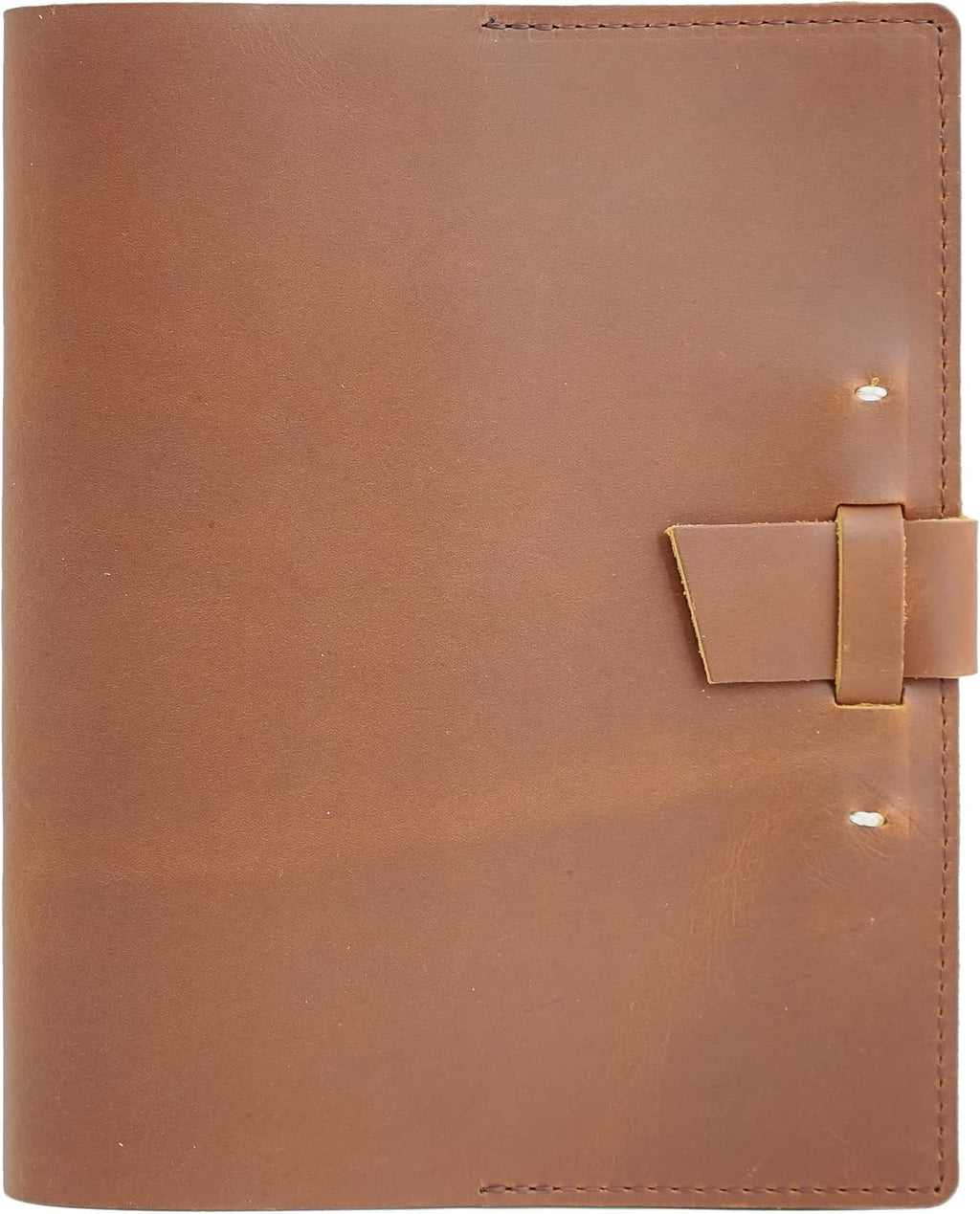 Refillable Lined Leather Writing Notebook, Medium 6 x 8, Dark Brown, Pack of 2 H54165