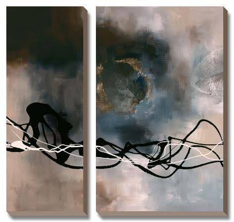 Watery Hollow II Canvas Art Set 24x25in K96170