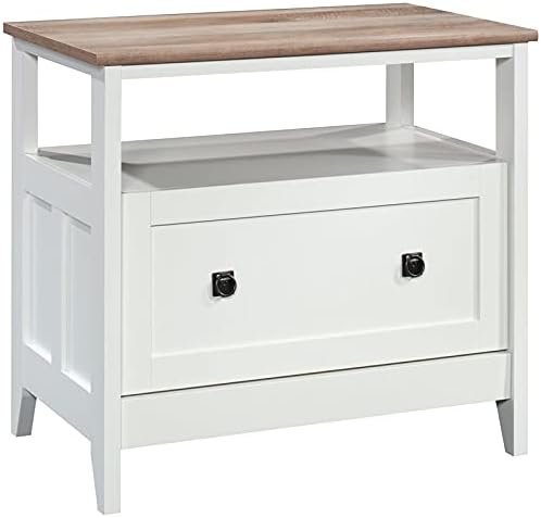 1 Drawer Wooden Lateral File Cabinet in Mystic Oak Y1726