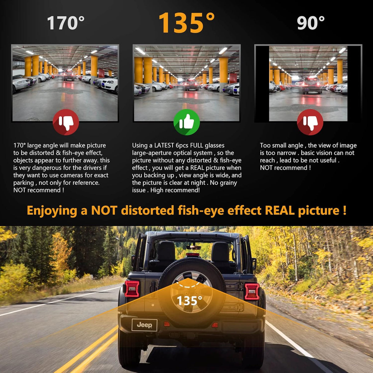 Backup Camera for Jeep Wrangler JK K514