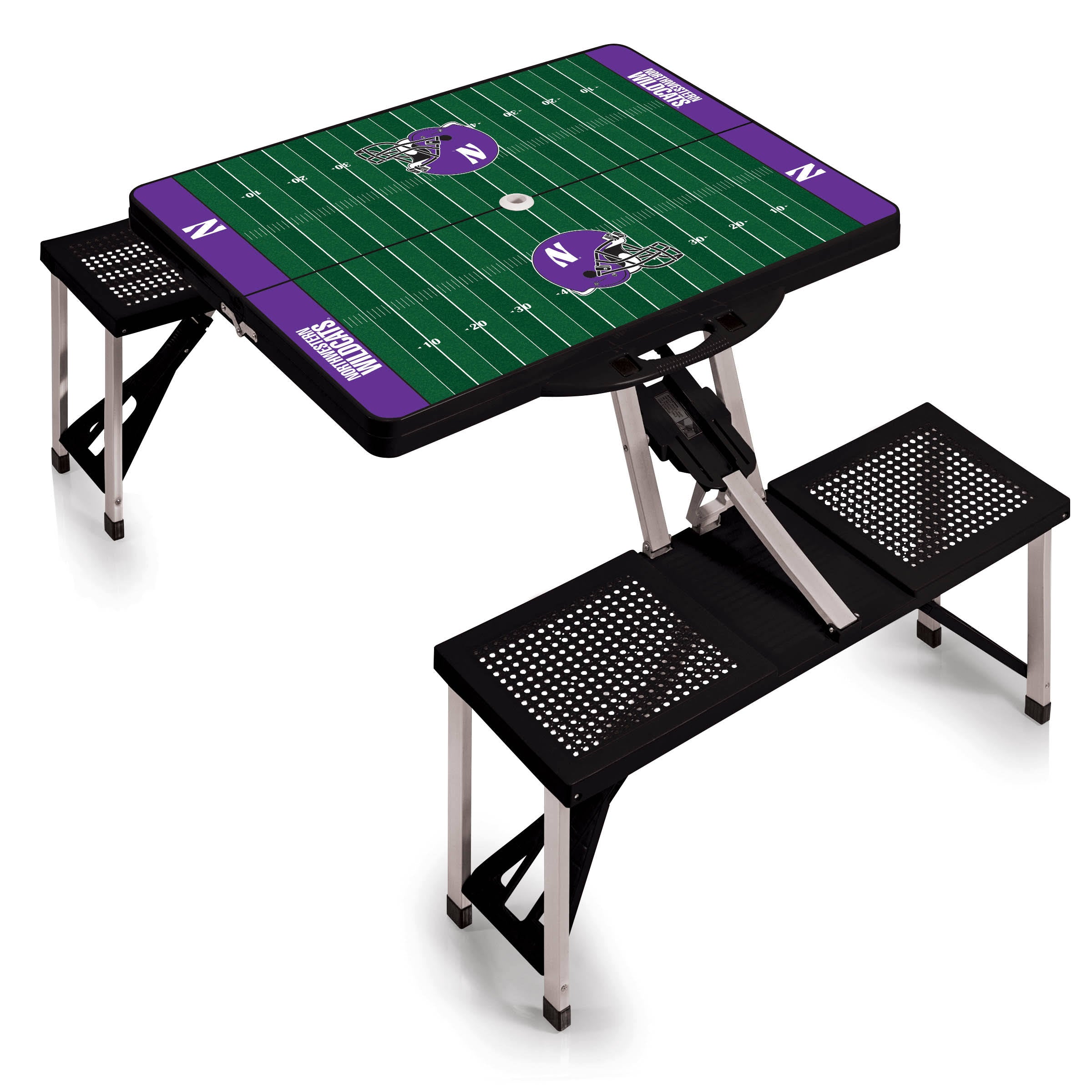 Black Folding Picnic Table S605485