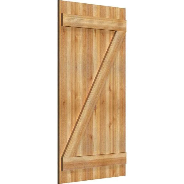 Rough Sawn Western Red Cedar Board-n-Batten Shutters F171135