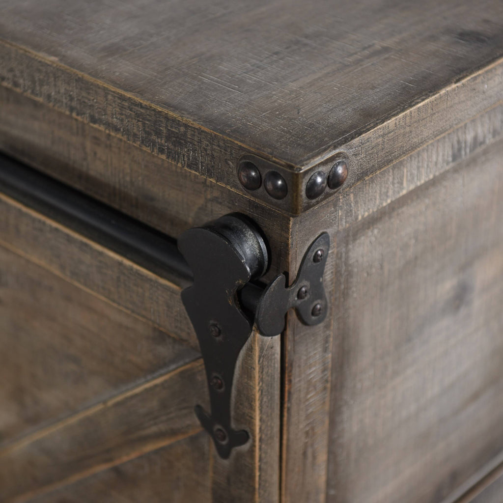 3-Drawer Driftwood Grey Side Cabinet U55217