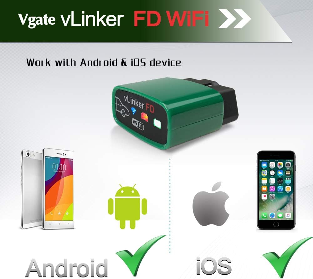 OBD2 WiFi Scan Tool, Diagnostic Code Reader, Pack of 2 S53800