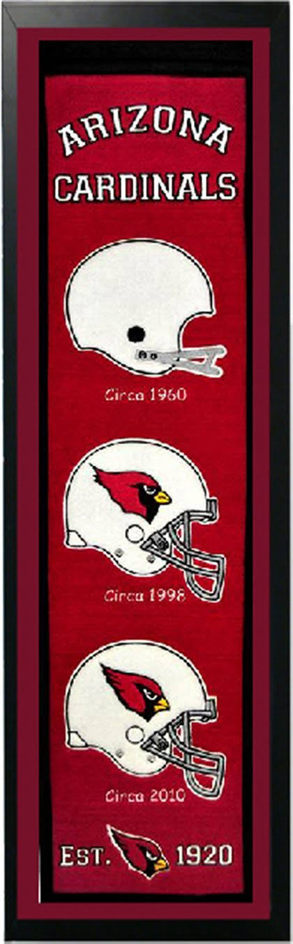 Arizona Cardinals Logo History Felt Banner - 14 x 37 in. T6987