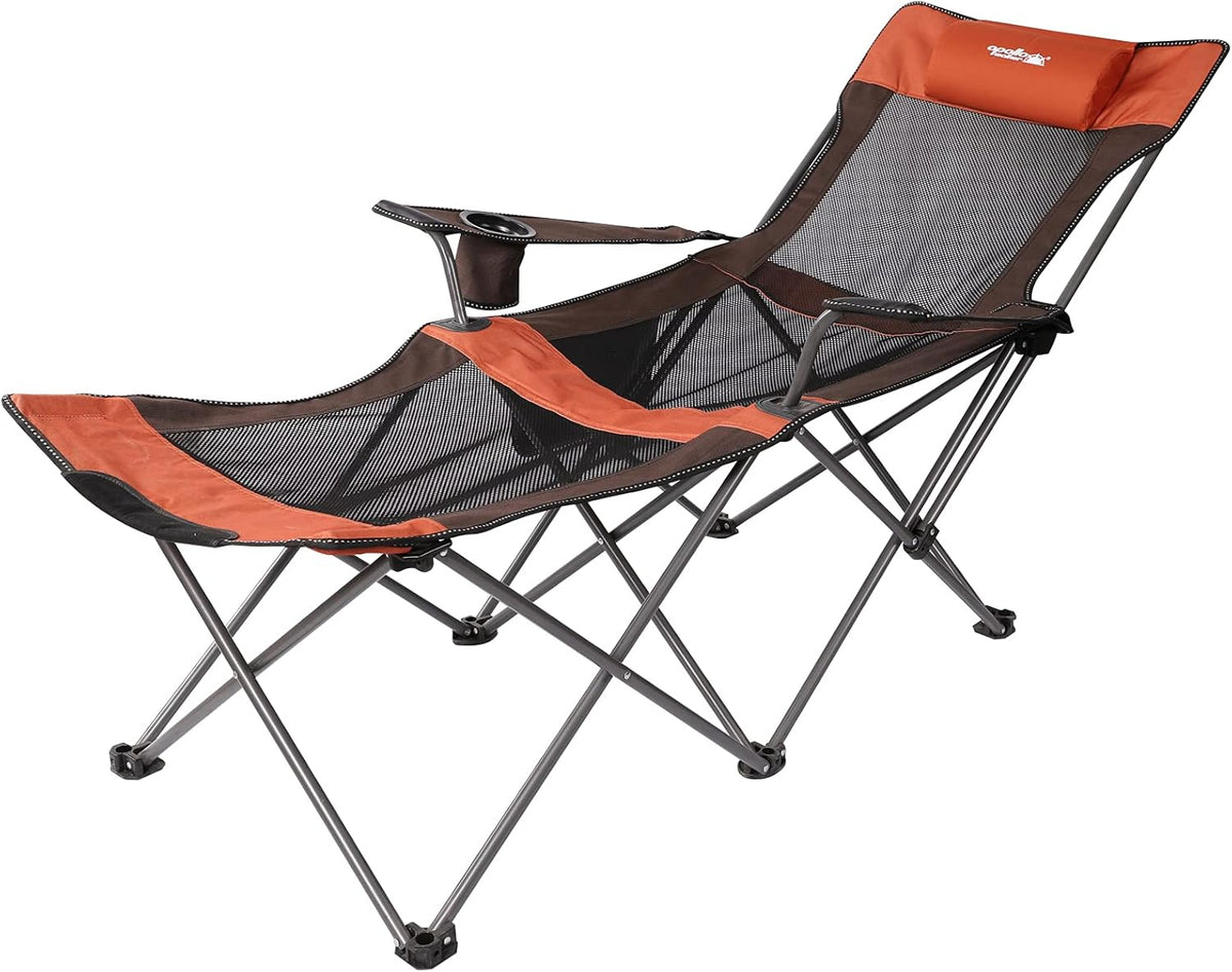 Folding Mesh Camp Chair with Carry Bag X657524