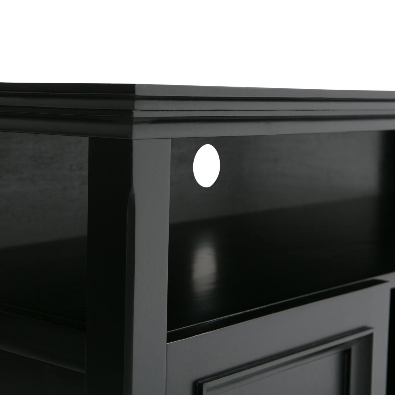 Black TV Media Stand T515
