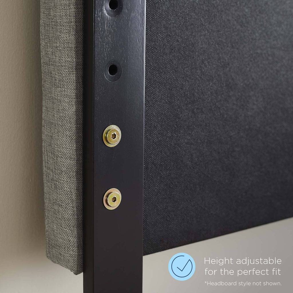 Gray Cane King Headboard D276
