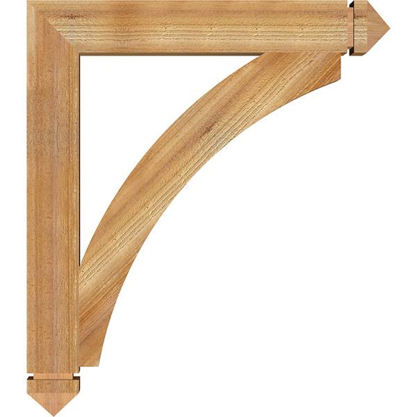 4x22W x 28x22D x 32x22H Rough Sawn Western Red Cedar Bracket H296336