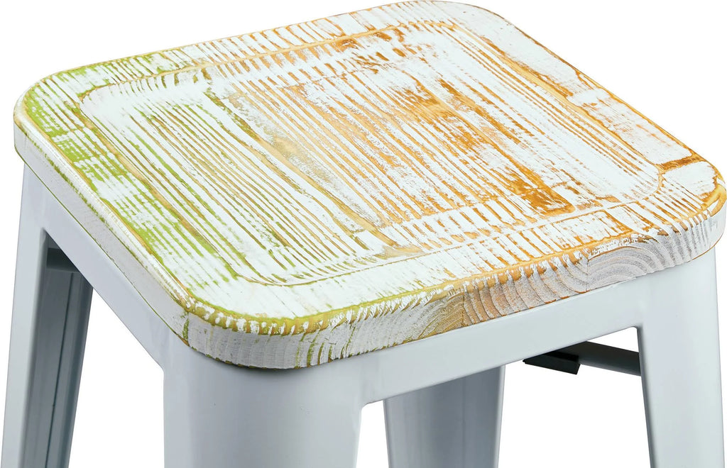 30x22 Metal Barstool with Wood Seat R237280