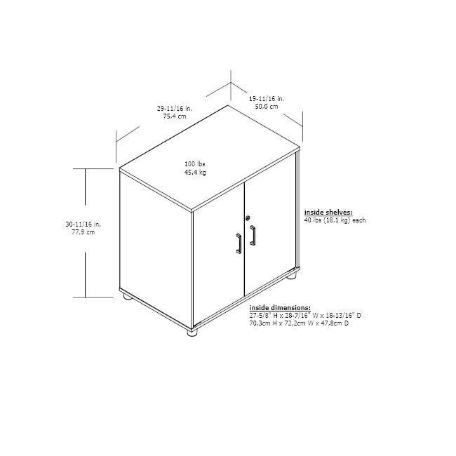 2-Door Storage Cabinet R4112