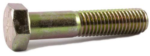 1-8 x 3 1/4 Grade 8 Hex Cap Screw Yellow Zinc Plated Q817713