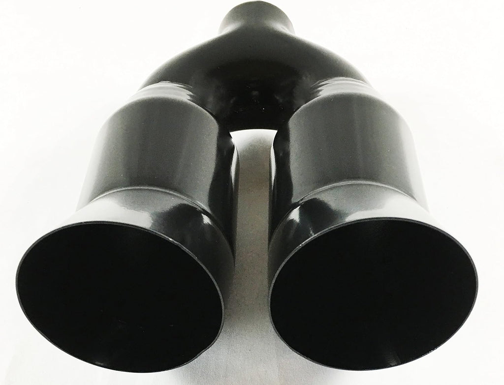 Black Stainless Steel Slant Exhaust Tip O335