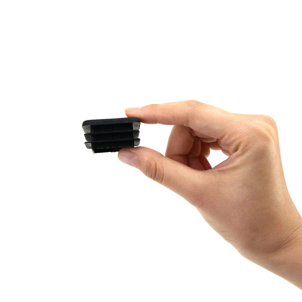 10 PCS Black Plastic Plug End Cap E2964